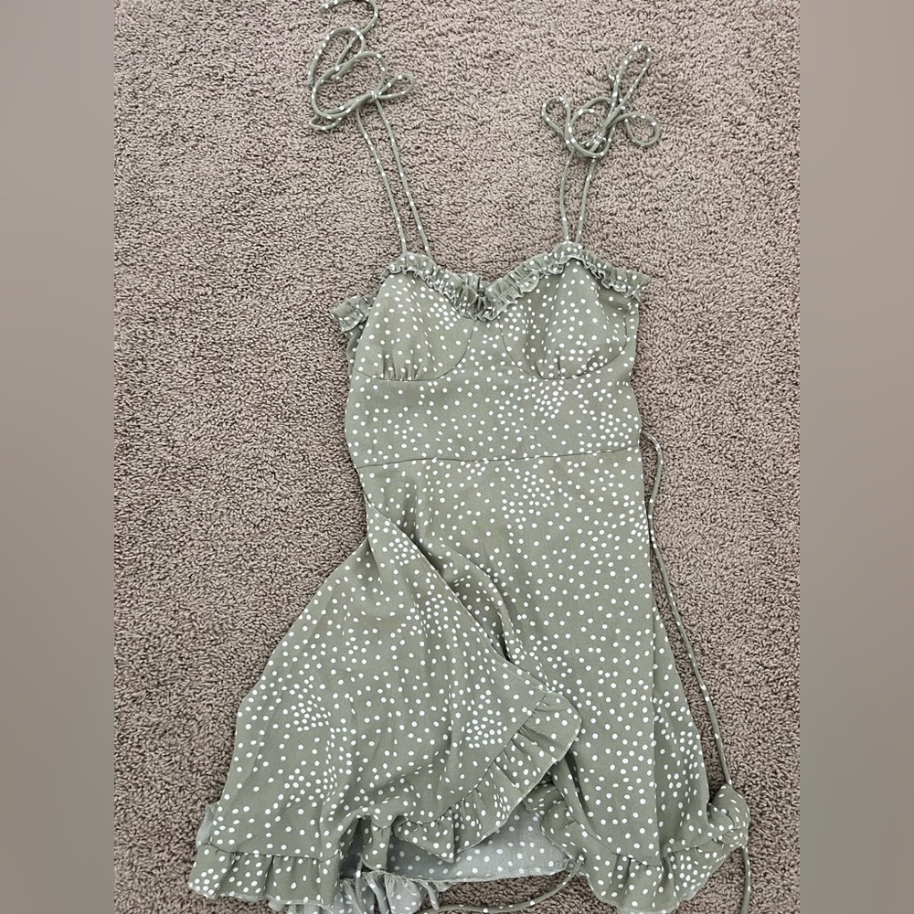 Polka Dot Spaghetti Strap Dress